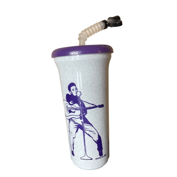 Graceland Souvenir Tumbler with Straw Elvis Presley collection retro music fan - Picture 2 of 6